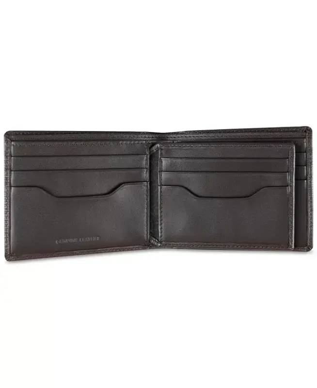 Men's RFID Slimfold Extra Capacity Wallet-Brown - 2