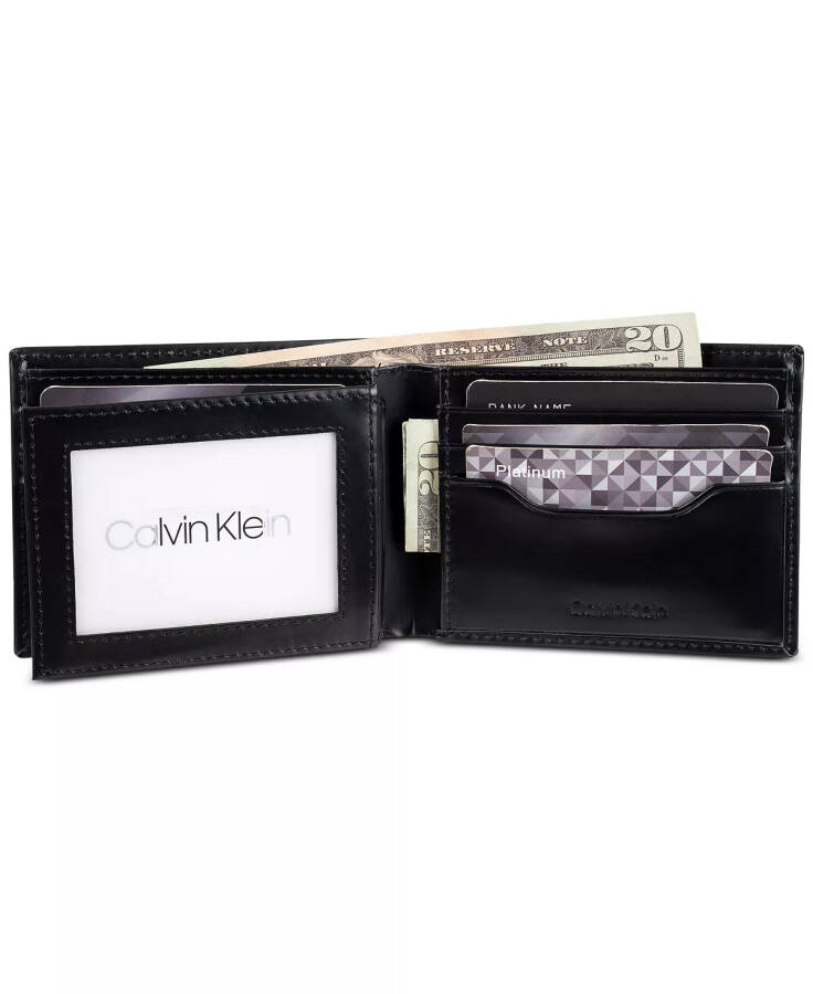 Men's RFID Slimfold Wallet & Key Fob Set Black - 4