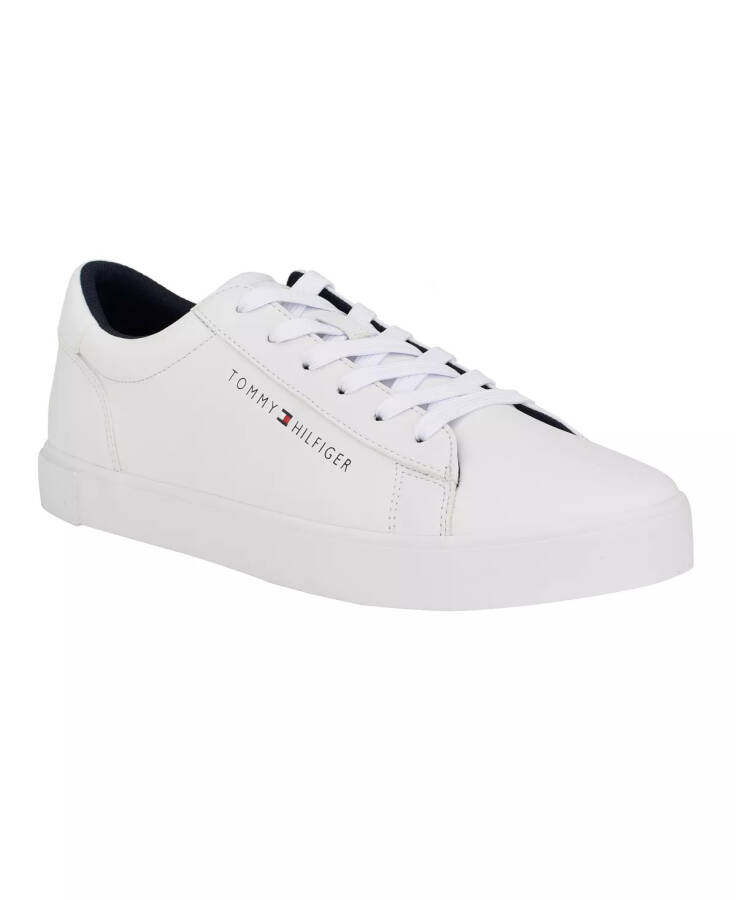 Men's Ribby Lace Up Fashion Sneakers White - 1