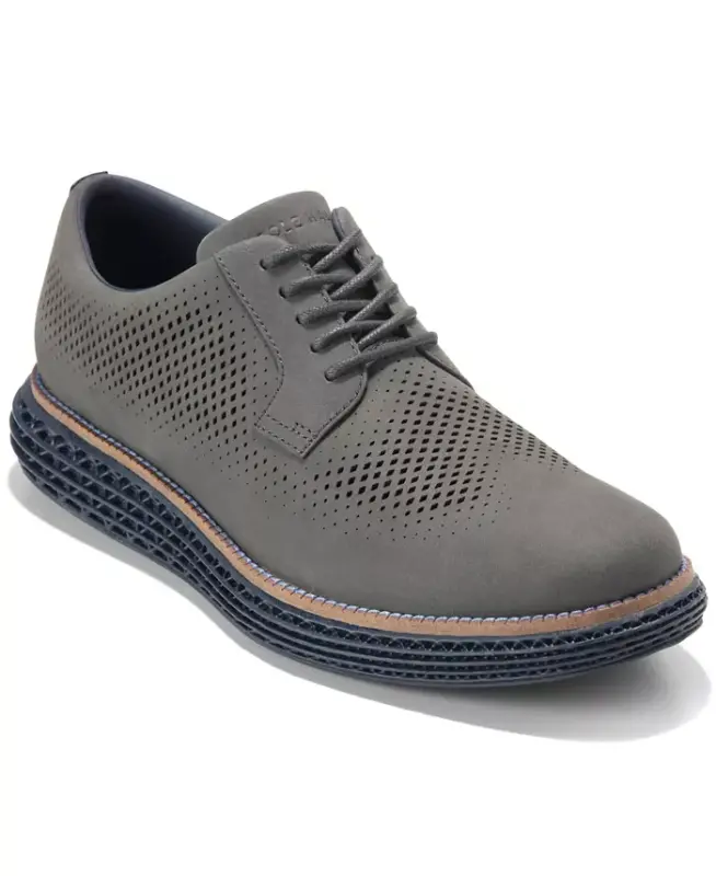 Men's ØriginalGrand 2.0 Oxford Dress Sneaker - Raven Nubuck - COLE HAAN