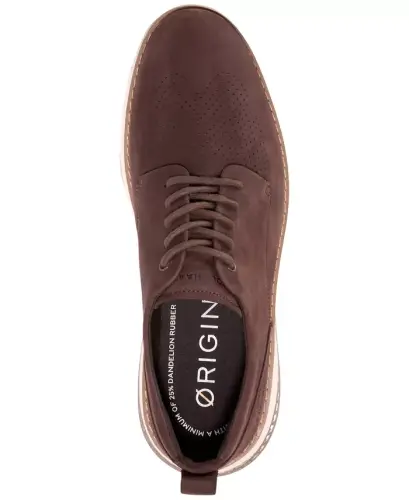 Men's ØriginalGrand Energyweave Perforated Plain Toe Oxford - Madeira Nubuck-Ivory - 4