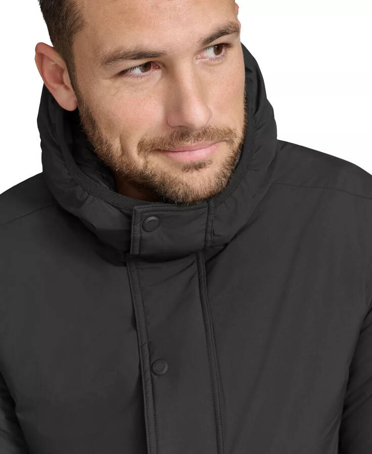 Men's Ripstop Hooded Puffer Jacket Black - 4