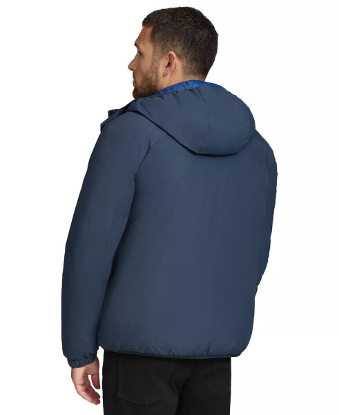 Men's Ripstop Hooded Puffer Jacket True Navy - 2