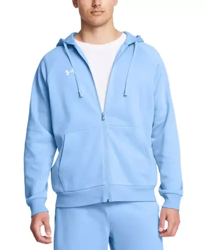 Men's Rival Full-Zip Fleece Hoodie - Horizon Blue / / White - 1