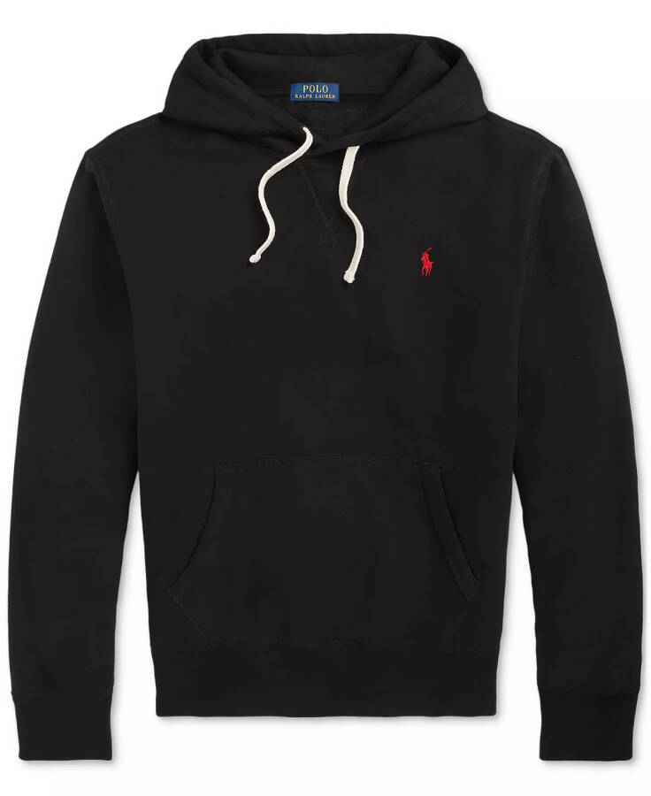 Men's RL Fleece Hoodie Polo Black - 6