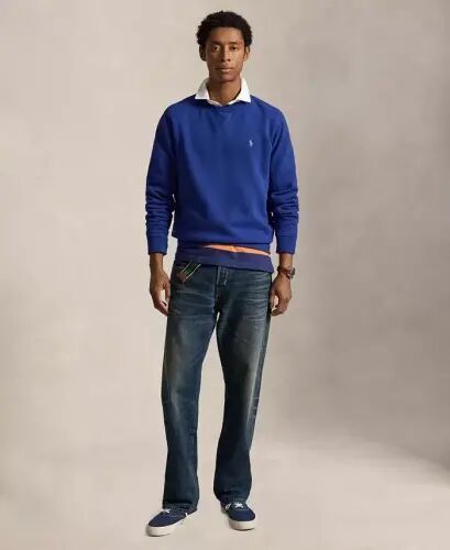 Men's RL Fleece Sweatshirt - Blue Yacht - POLO RALPH LAUREN (1)
