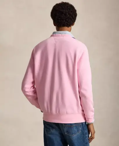 Men's RL Fleece Sweatshirt - Carmel Pink - 4