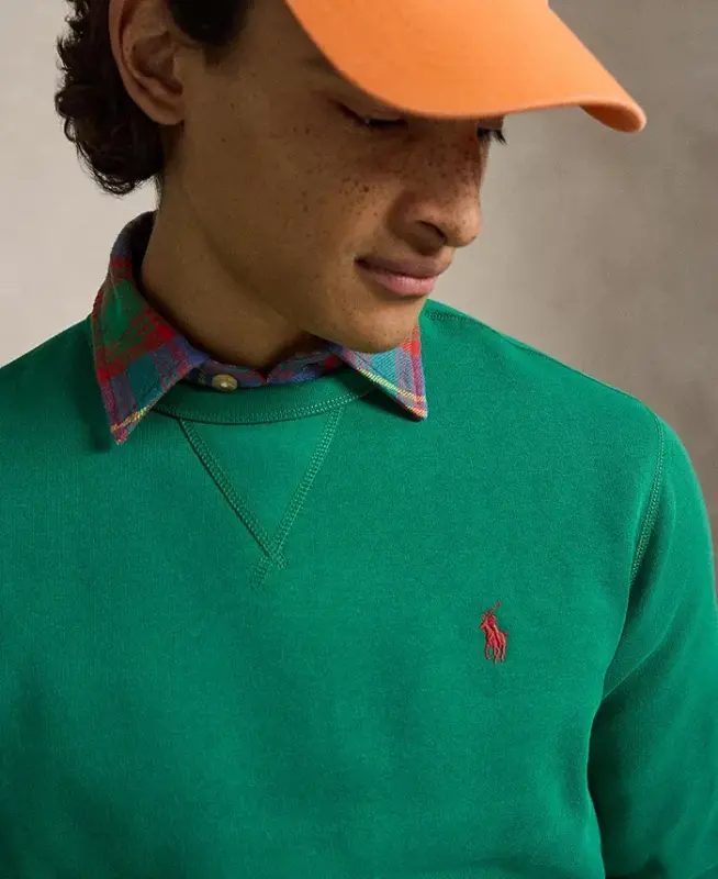 Men's RL Fleece Sweatshirt - Erin Green - 2