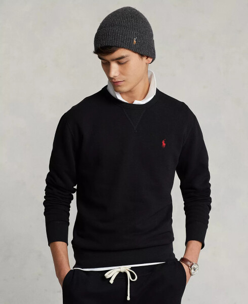 Men's RL Fleece Sweatshirt Polo Black - 1