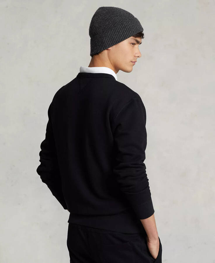 Men's RL Fleece Sweatshirt Polo Black - 2