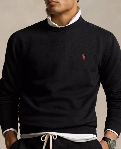 Men's RL Fleece Sweatshirt Polo Black - 5