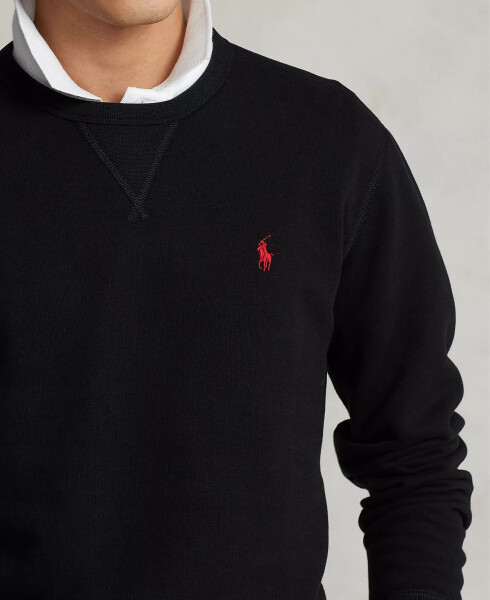 Men's RL Fleece Sweatshirt Polo Black - 8