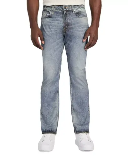 Men's Rodeo Digitally Printed Stretch Regular-Fit Jeans-Blue Genesis Clean - 1