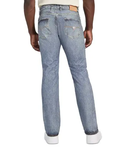 Men's Rodeo Digitally Printed Stretch Regular-Fit Jeans-Blue Genesis Clean - 5