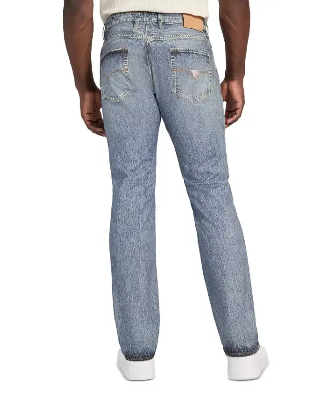 Men's Rodeo Digitally Printed Stretch Regular-Fit Jeans-Blue Genesis Clean - 5