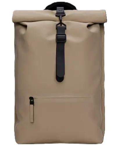 Men's Rolltop Rucksack Bag - Beige 