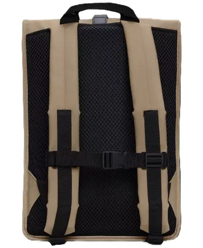 Men's Rolltop Rucksack Bag - Beige - RAINS (1)