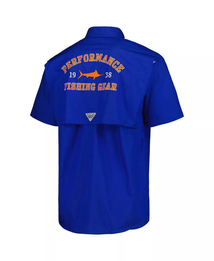 Men's Royal Florida Gators Bonehead Button-Up Shirt Royal - 4