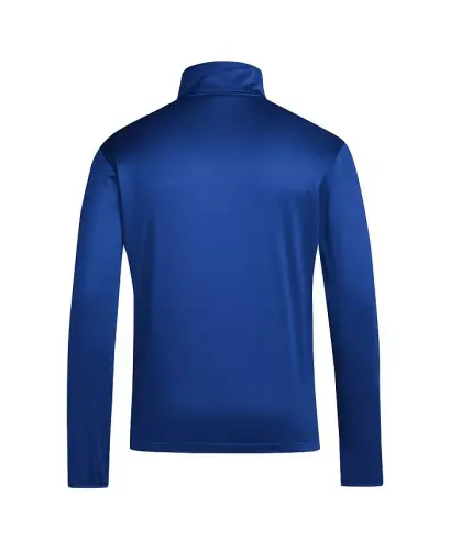 Men's Royal Kansas Jayhawks 2024 Coaches Sideline Quarter-Zip Top-Royal - ADIDAS (1)