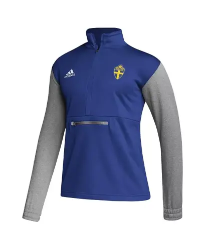 Men's Royal Sweden National Team Team Crest Pullover Hoodie-Royal - 3