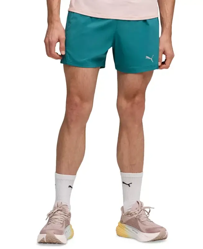 Men's Run Velocity Active Shorts - Emerald Ice - 1