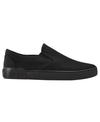 Men's Ryor Casual Slip-On Sneakers - Solid Black - CALVIN KLEIN (1)