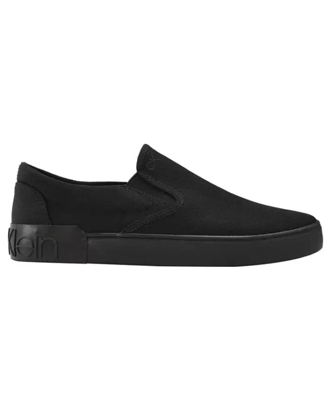 Men's Ryor Casual Slip-On Sneakers - Solid Black - 2