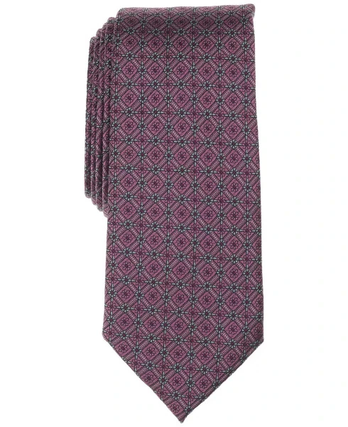 Men's Salton Geo-Pattern Tie, Exclusively at Modazone - ALFANI