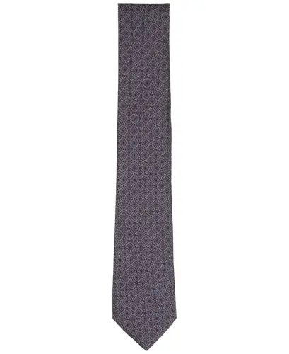 Men's Salton Geo-Pattern Tie, Exclusively at Modazone - Purple - ALFANI (1)