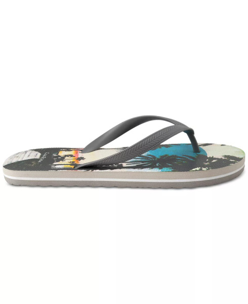 Men's Santino Flip-Flop Sandal, Created for Modazone Grey Palm - 5