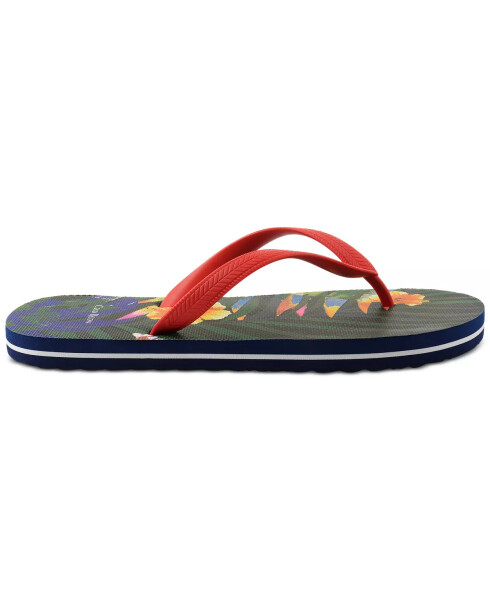 Men's Santino Flip-Flop Sandal, Created for Modazone Navy Floral - 5