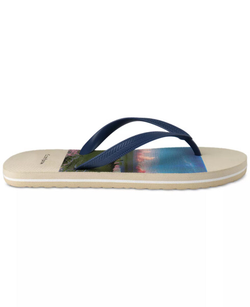 Men's Santino Flip-Flop Sandal, Created for Modazone Ocean Print - 5