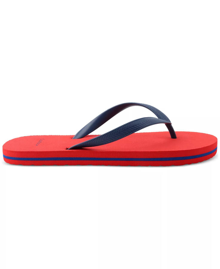 Men's Santino Flip-Flop Sandal, Created for Modazone Red - 5