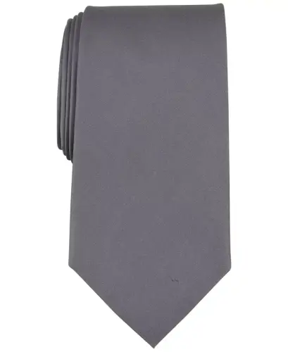 Men's Sapphire Solid Tie-Grey 
