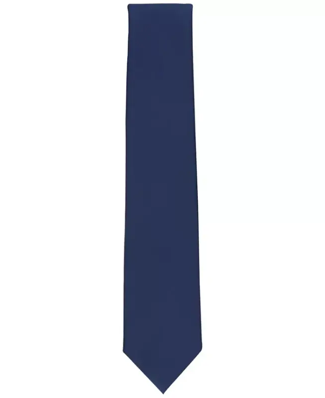 Men's Sapphire Solid Tie - Navy - 2