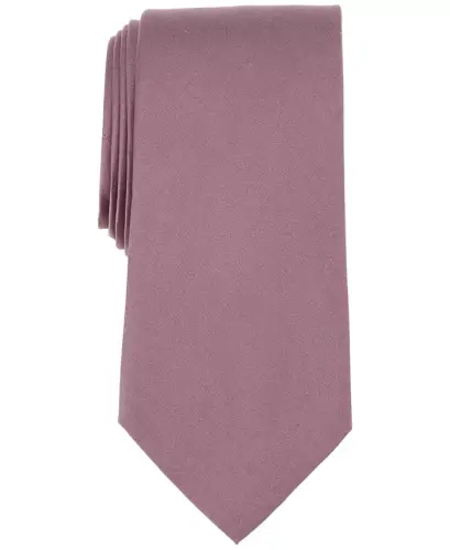 Men's Sapphire Solid Tie - Rose - 1