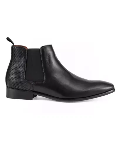 Men's Sesame Chelsea Dress Boots - Black - TOMMY HILFIGER (1)