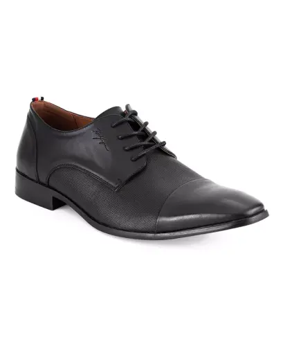 Men's Sheldon Lace Up Dress Oxfords - Black - 1