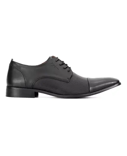 Men's Sheldon Lace Up Dress Oxfords - Black - TOMMY HILFIGER (1)