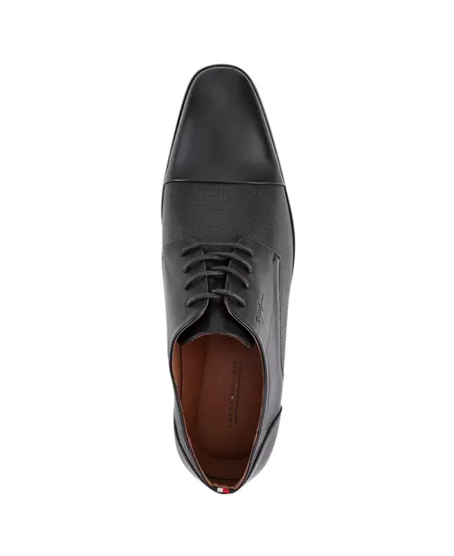 Men's Sheldon Lace Up Dress Oxfords - Black - 4