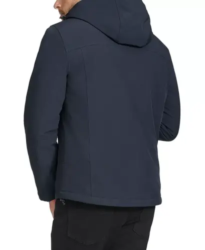 Men's Sherpa Lined Infinite Stretch Soft Shell Jacket -True Navy - CALVIN KLEIN (1)