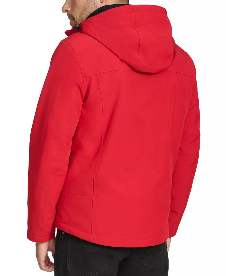 Men's Sherpa Lined Infinite Stretch Soft Shell Jacket True Red - 2