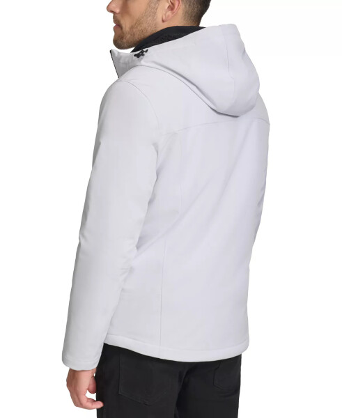 Men's Sherpa Lined Infinite Stretch Soft Shell Jacket White - 2