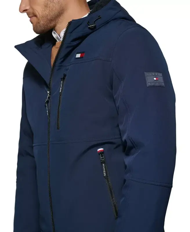 Men's Sherpa-Lined Softshell Hooded Jacket - 5