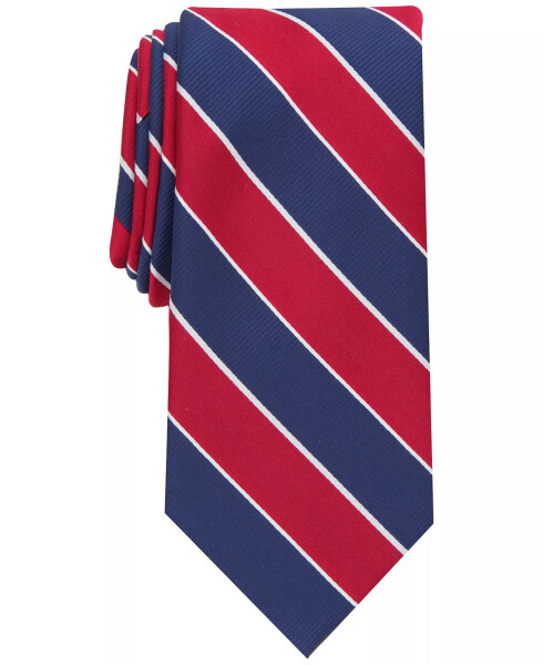 Men's Shore Stripe Tie, Created for Modazone Red - 1