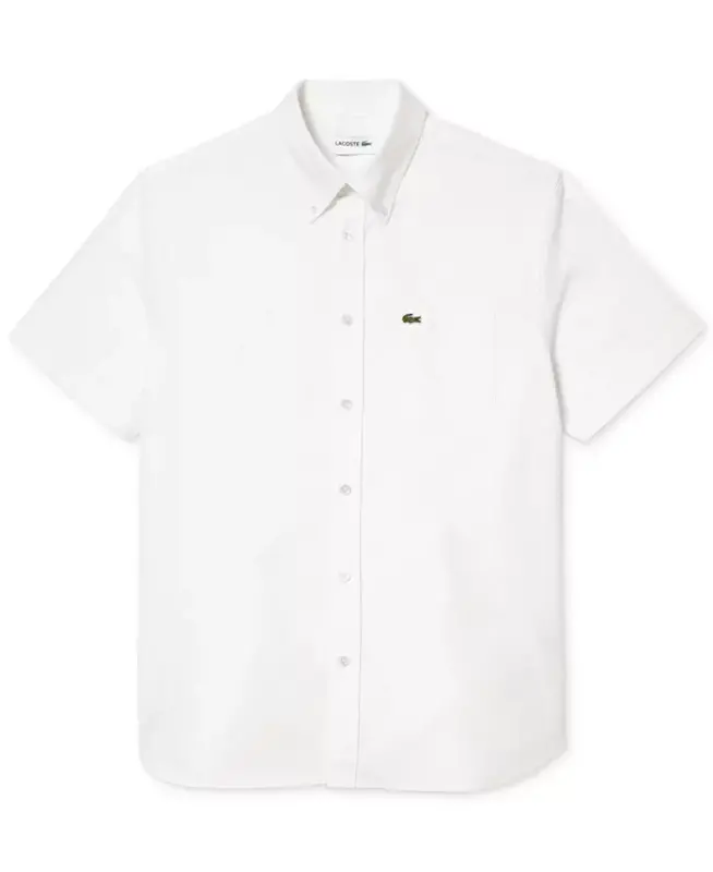 Men's Short Sleeve Button-Down Oxford Shirt - 3