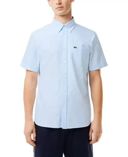 Men's Short Sleeve Button-Down Oxford Shirt 