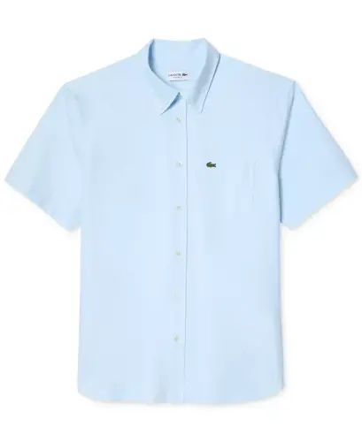 Men's Short Sleeve Button-Down Oxford Shirt - 3