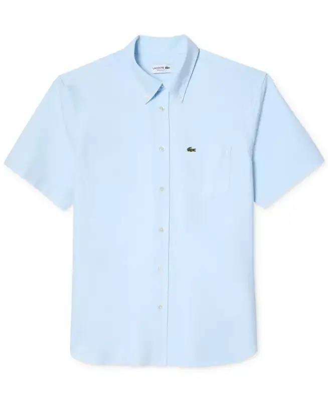 Men's Short Sleeve Button-Down Oxford Shirt - 3