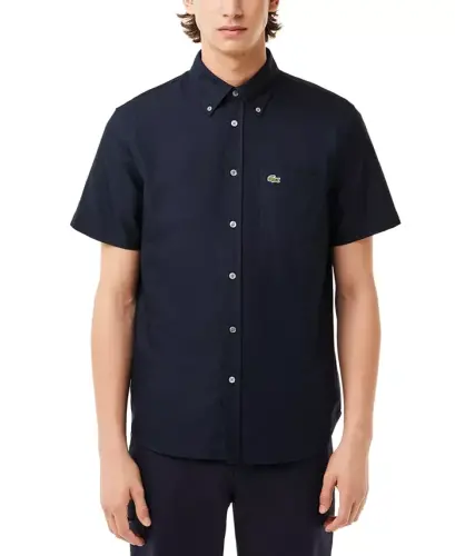 Men's Short Sleeve Button-Down Oxford Shirt 